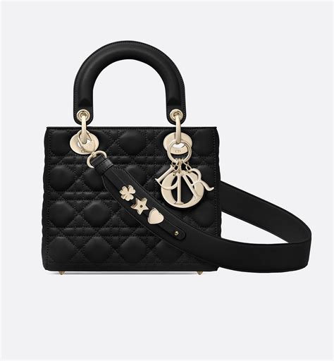 lady dior black lambskin price|dior handbags.